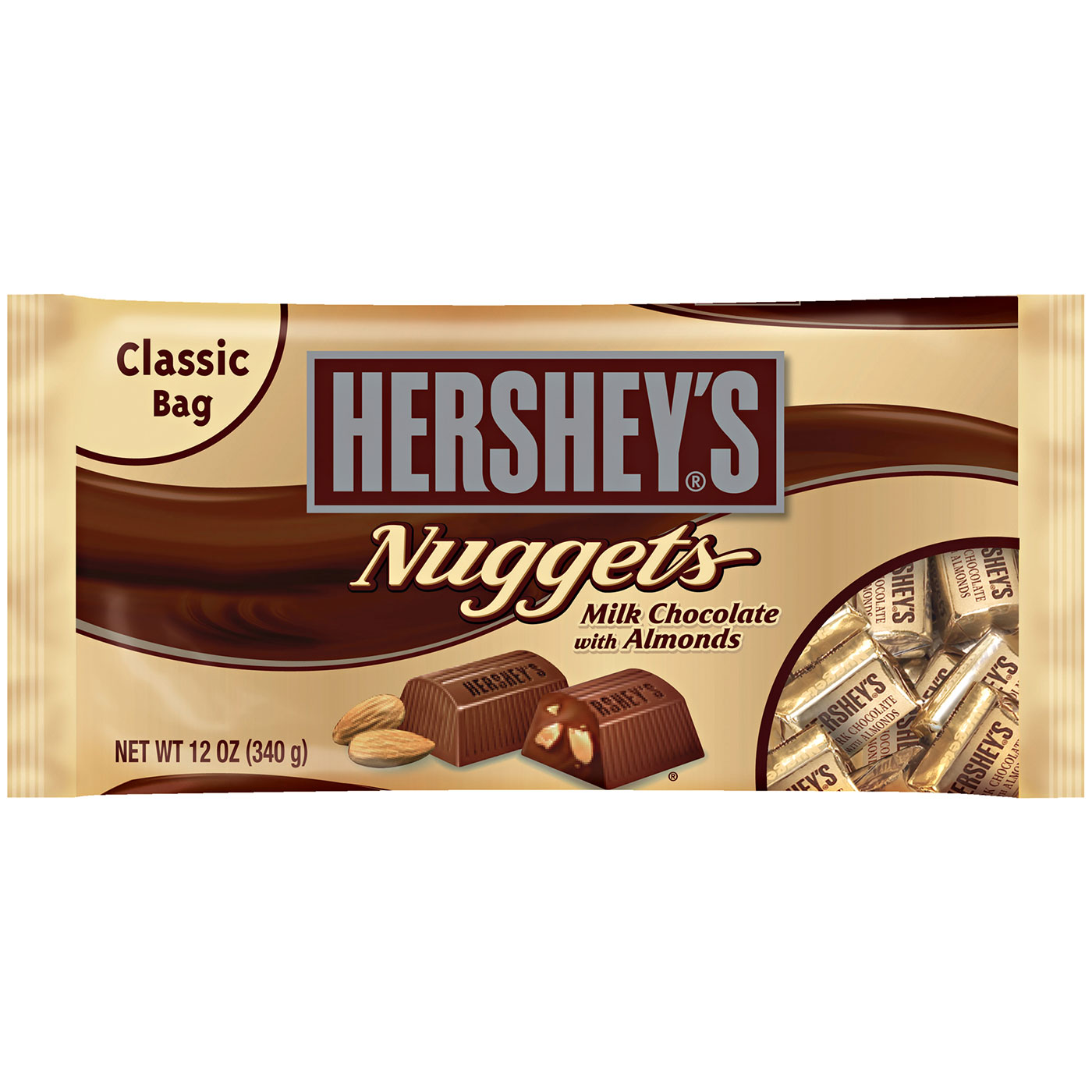 Hersheys Nuggets Milk Chocolate with Almonds