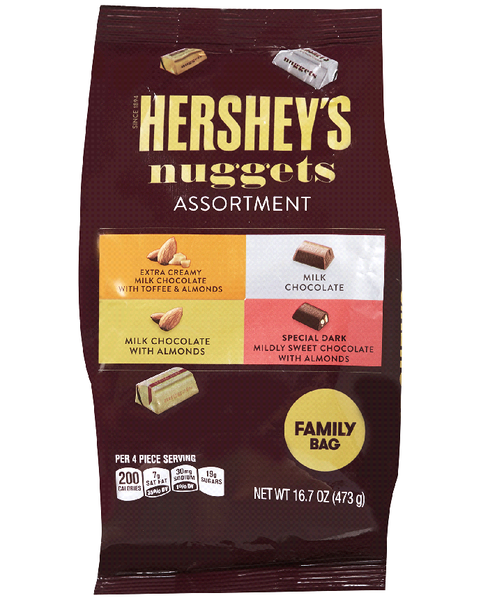 Hershey's Nuggets Chocolate Candy Assortment 473g
