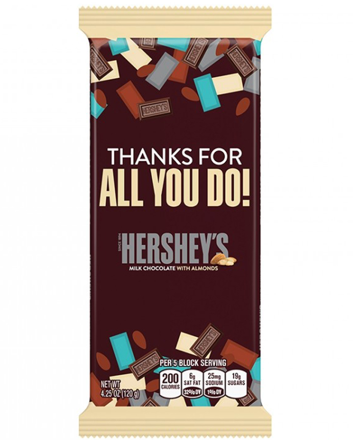 Hershey's Milk Chocolate Almonds Appreciation XL Bar 120g