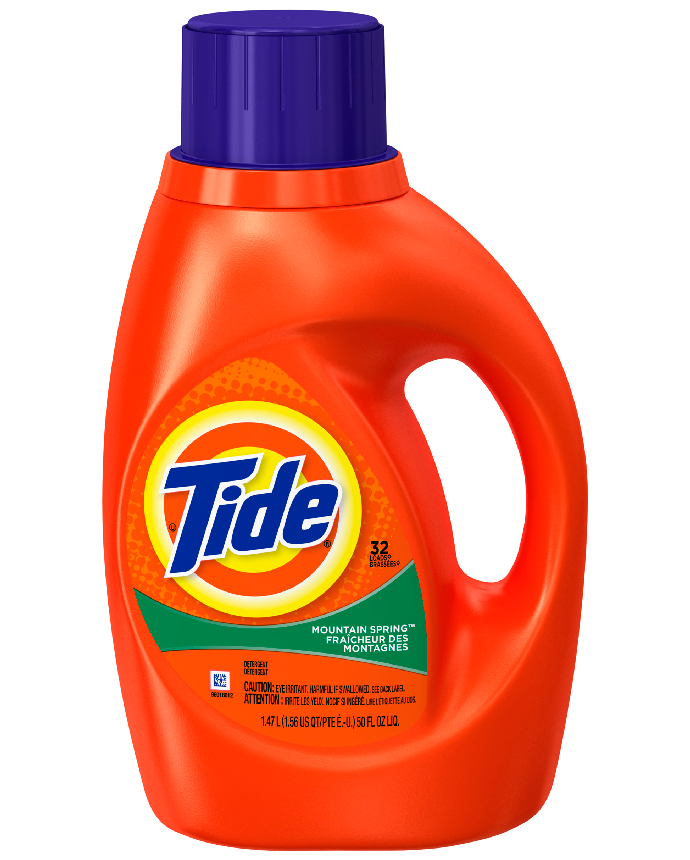 Tide Mountain Spring Scent Liquid Laundry Detergent 1.47 Litre