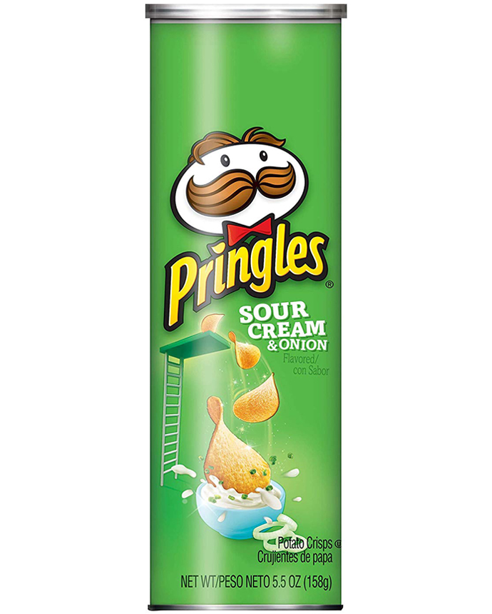 Pringles Sour Cream & Onion Potato Crisps 158g