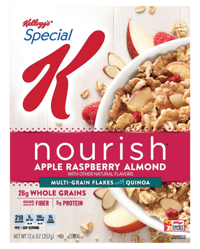 Kellogg's Special K Nourish Cereal Apple Raspberry Almond