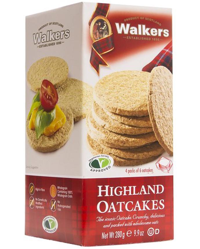 Walkers Highland Oatcakes Cookies 280g