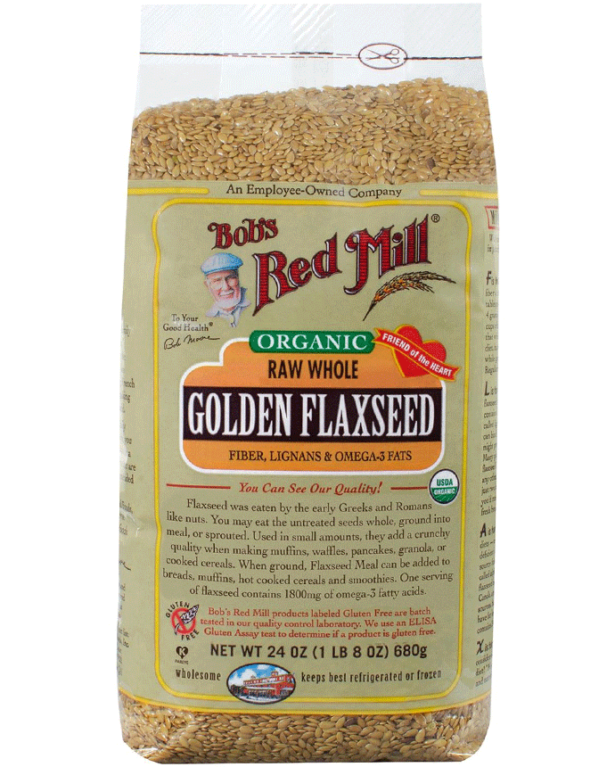 Bob's Red Mill Organic Raw Whole Golden Flax Seed