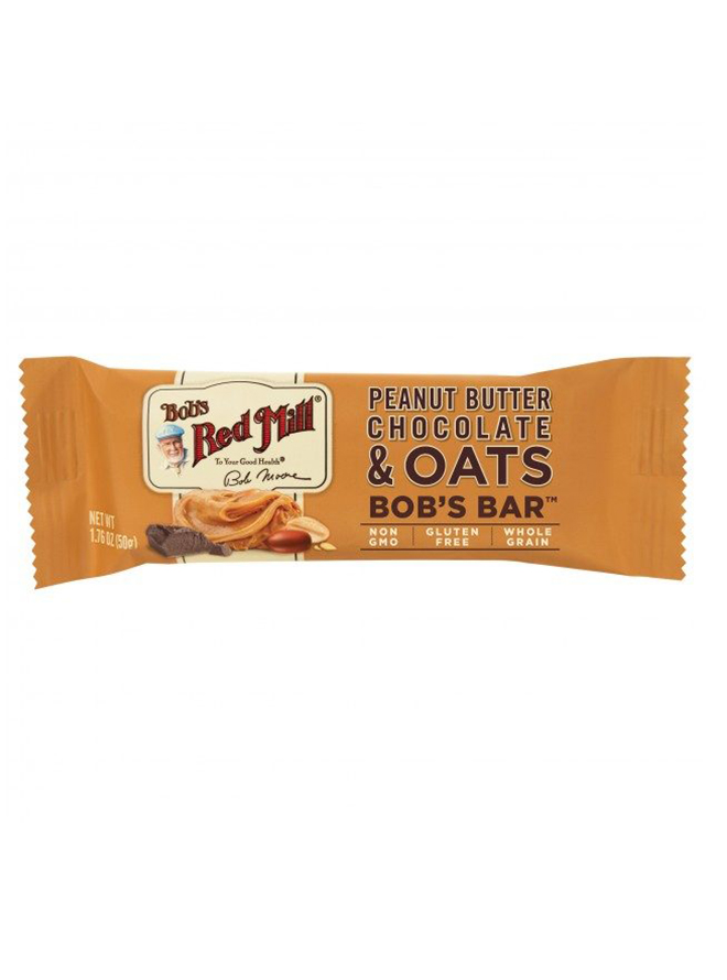 Bobs Red Mill Peanut Butter Chocolate Oats Bobs Bar 50g