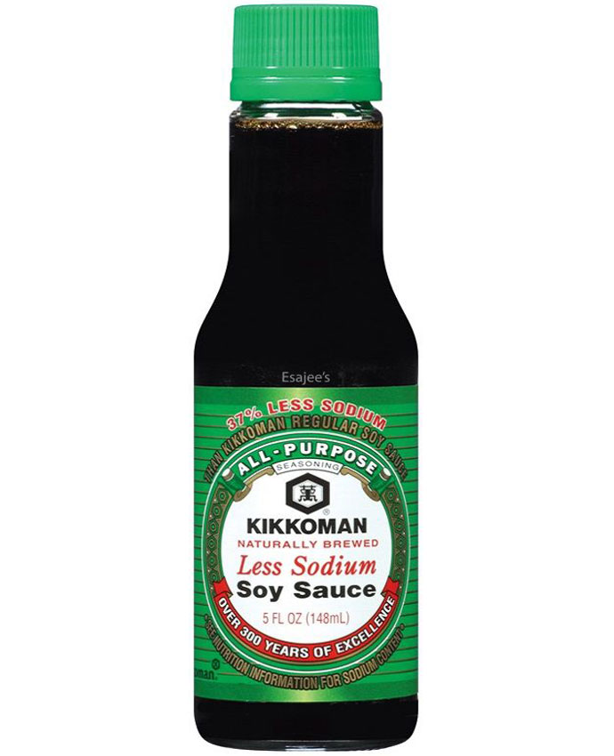 Kikkoman Soy Sauce Less Sodium