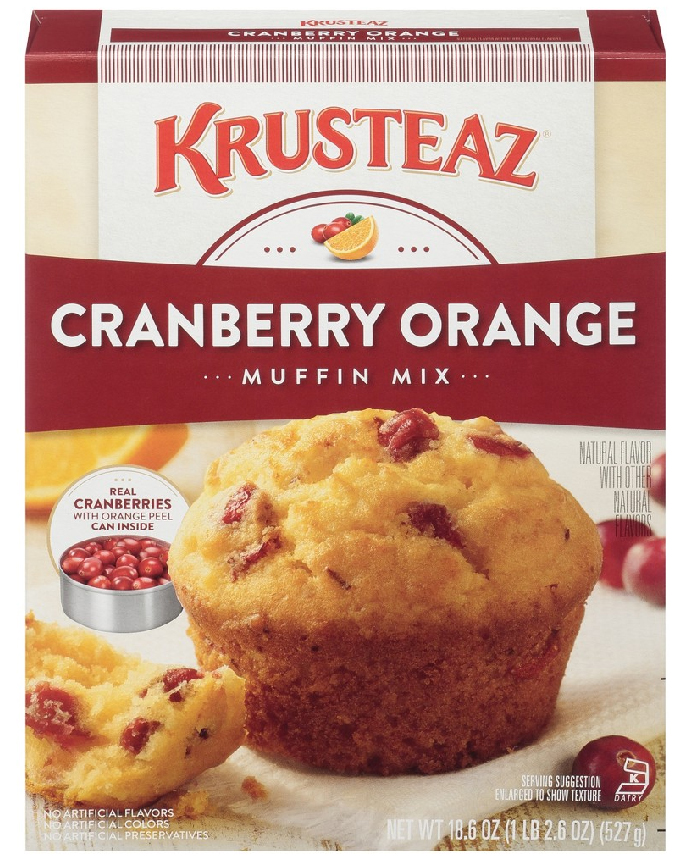 Krusteaz Cranberry Orange Muffin Mix 527 Grams