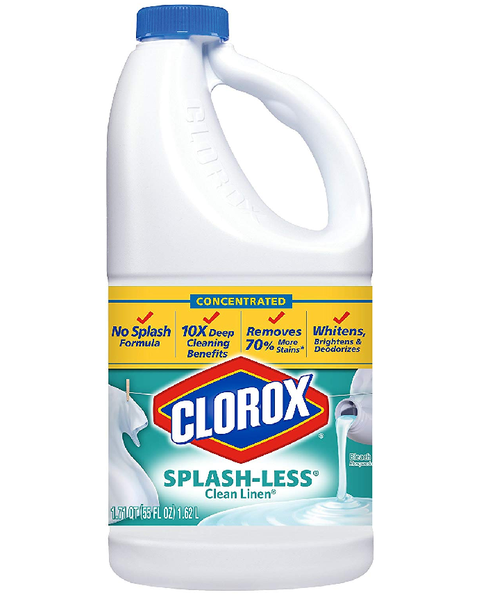 Clorox Concentrated Bleach Splash-Less Clean Linen 1.89L