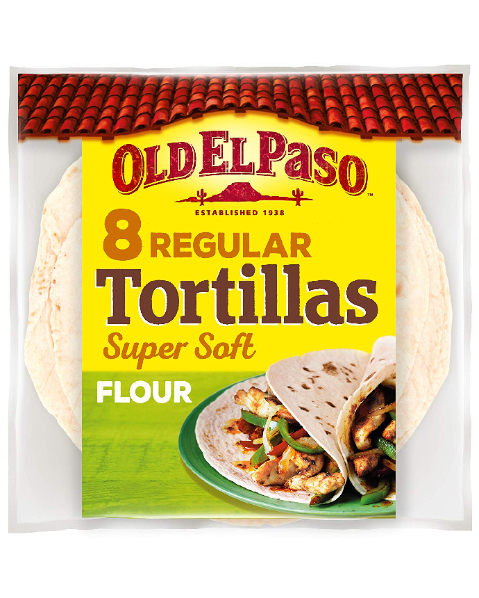 Old El Paso 8 Regular Tortillas Super Soft Flour