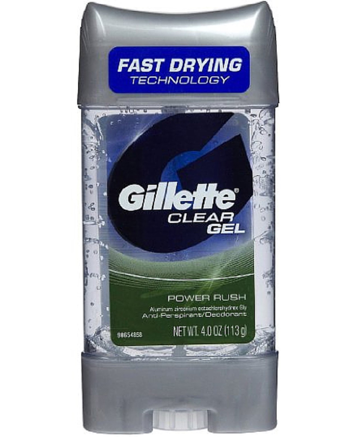 Gillette Anti-Perspirant Deodorant Clear Gel Power Rush