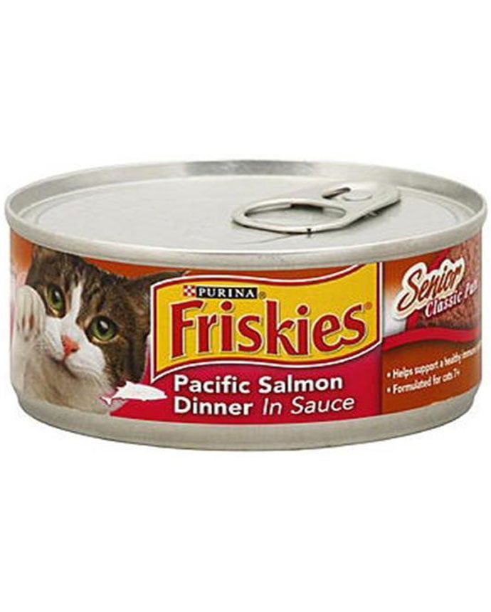 Friskies Cat Food Pacific Salmon Dinner In Sauce