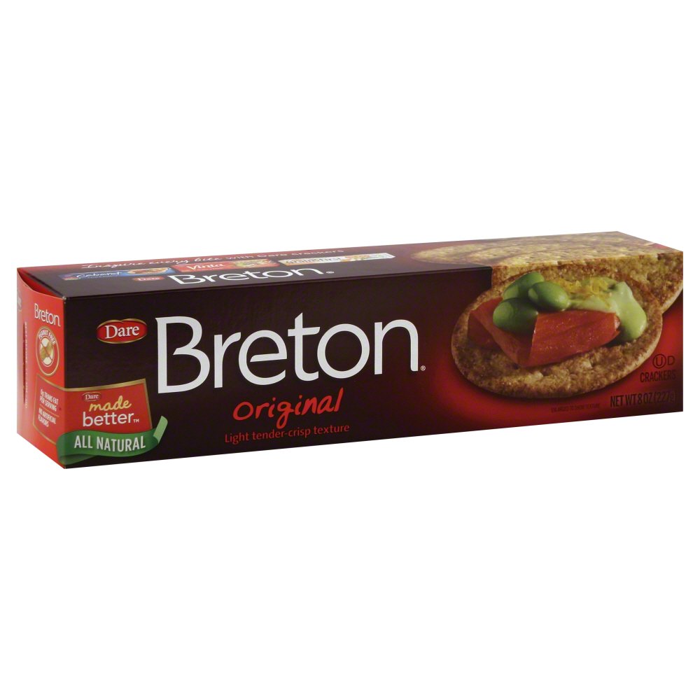 Dare  Whole Grain Crackers Breton Original