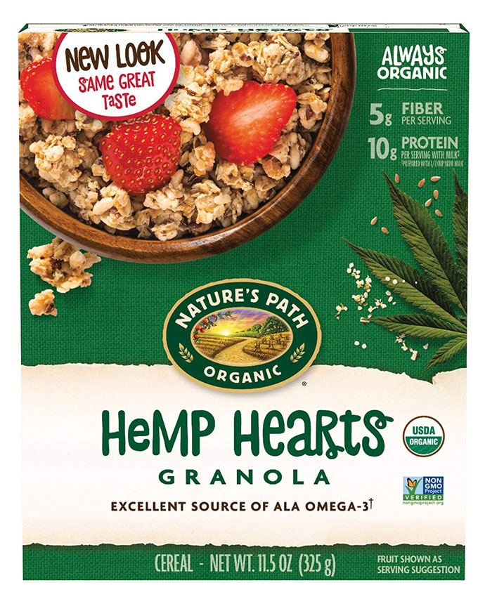 Nature's Path Hemp Hearts Granola Organic Granola Cereal 326g