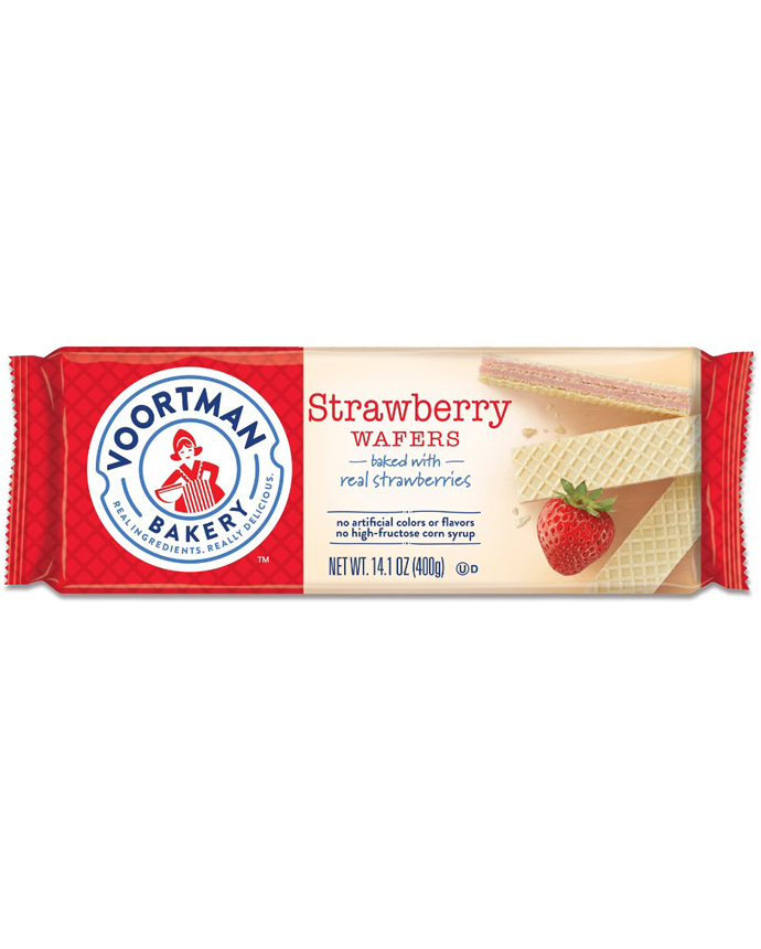 Voortman Wafers Strawberry 400g