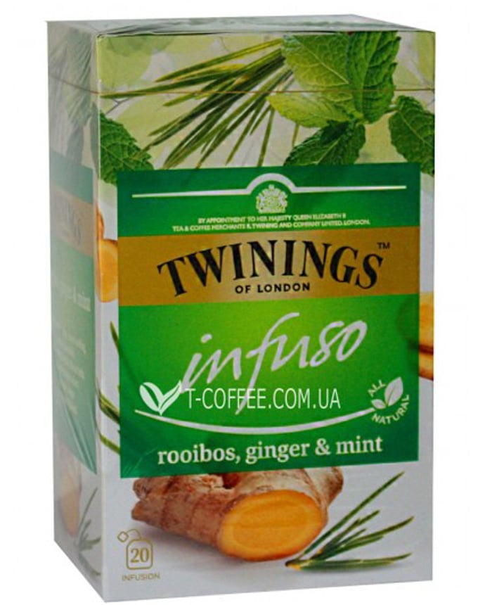 Twinings Infuso Rooibos Ginger Mint  30g 