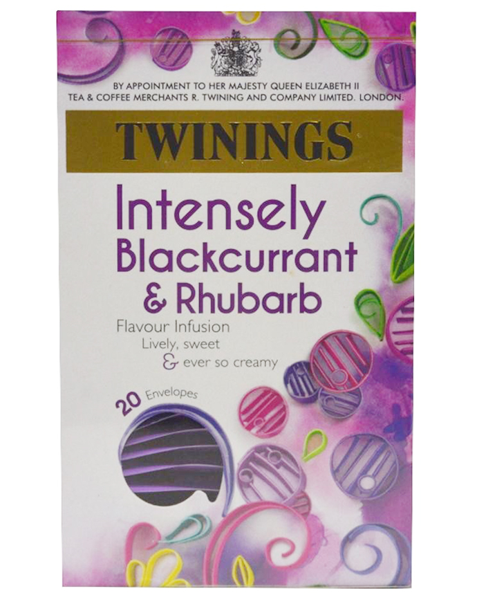 Twinings Intensely Blackcurrant & Rhubarb 20 Tea Bags