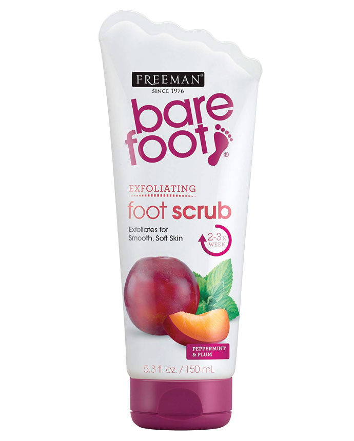 Freeman Bare Foot Liquid Powder Peppermint & Plum Body Lotion