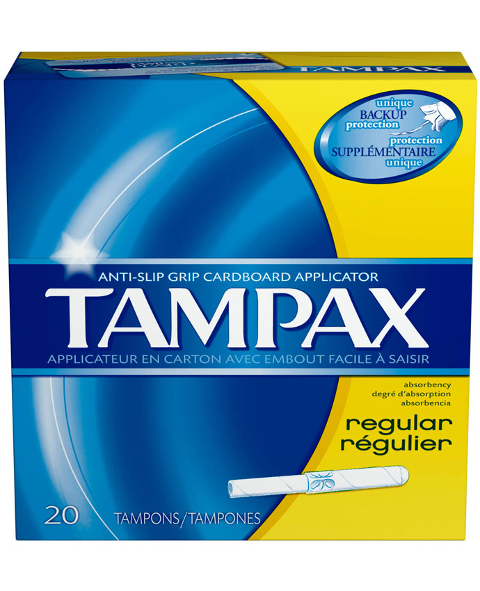 Tampax Cardboard Applicator Tampons-Regular Absorbency