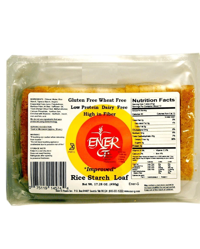 Ener G Gluten Free Rice Starch Loaf