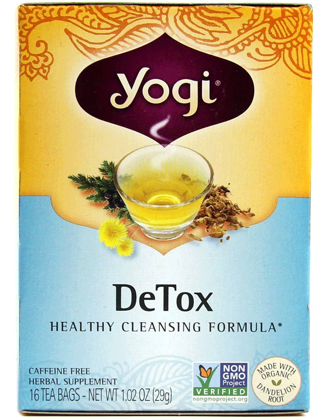 Yogi Detox Caffeine Free Herbal Supplement Tea 29g