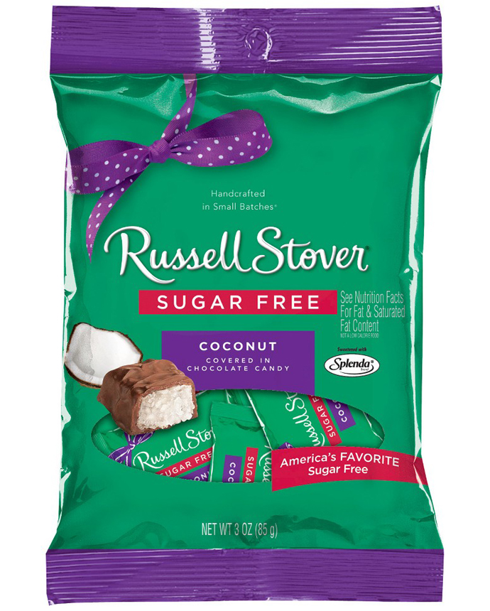 Russell Stover Sugar Free Chocolate Candy Coconut 85g