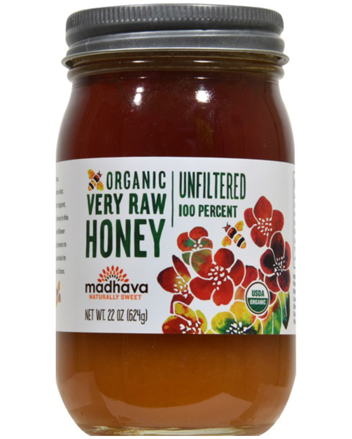 Madhava Organic Very Raw Honey 624g
