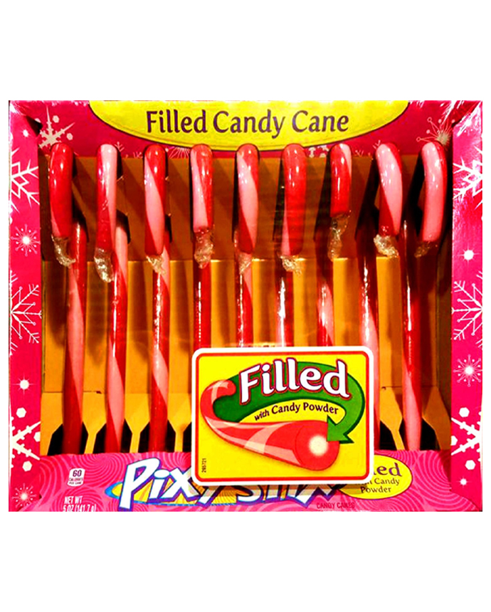 Pixy Stix Cherry Powder Filled Cherry Candy Canes 132.6g 