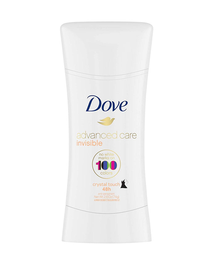 Dove Anti-Perspirant Deodorant Invisible Solid Crystal Touch 74 Grams