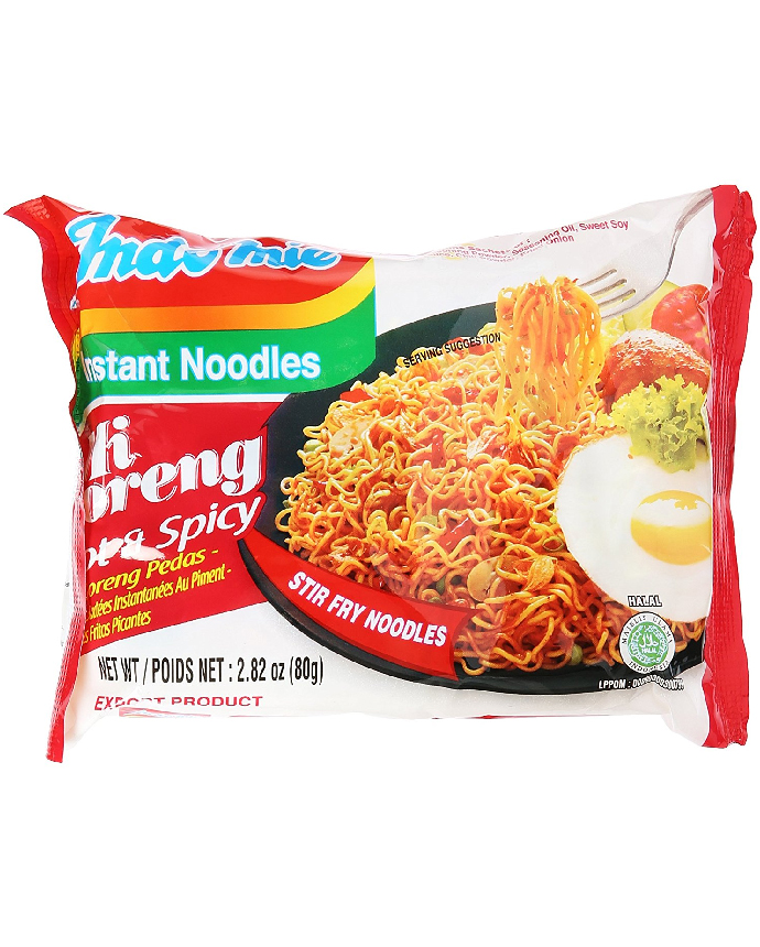 Indomie Hot & Spicy Instant Fried Noodles 80 Grams
