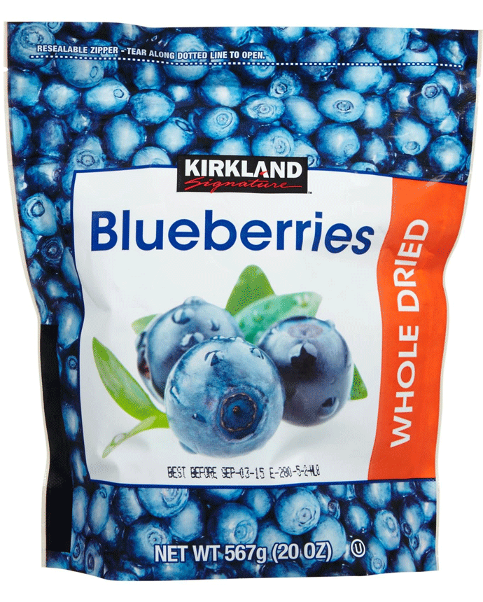 Kirkland Signature Organic Dried Blueberries 567g