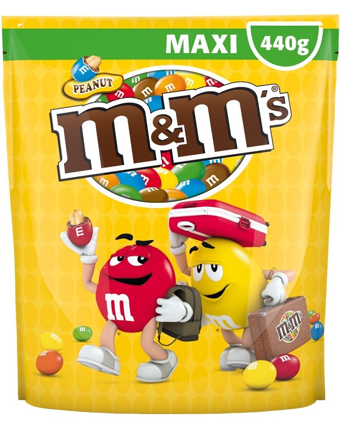 M&Ms Peanut Maxi Pouch Chocolate