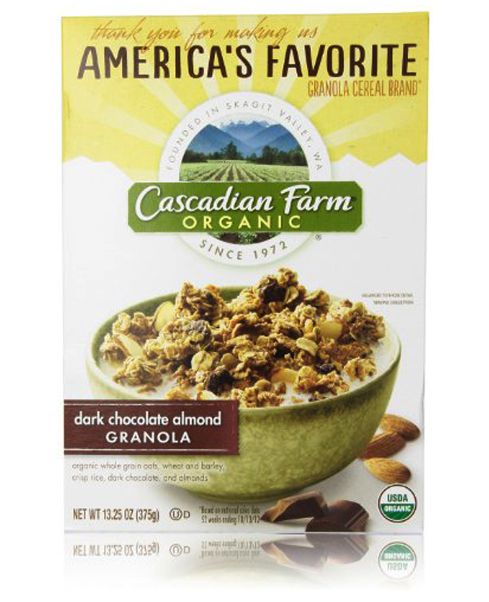 Cascadian Farm Organic Granola Dark Chocolate Almond Cereal