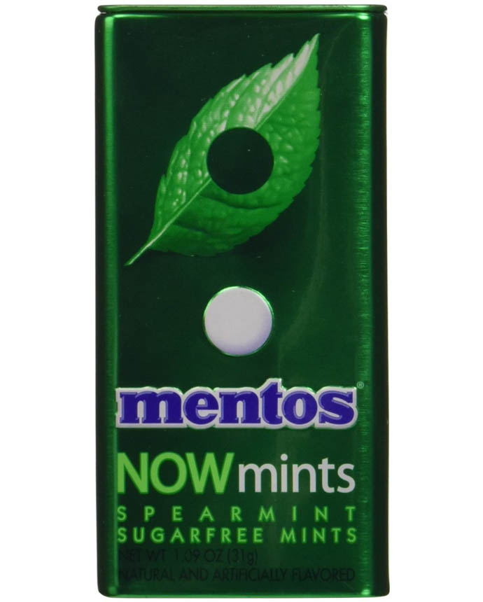 Mentos Spearmint Sugar Free Now Mints 