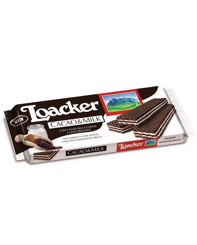 Loacker Cocoa & Milk Wafer