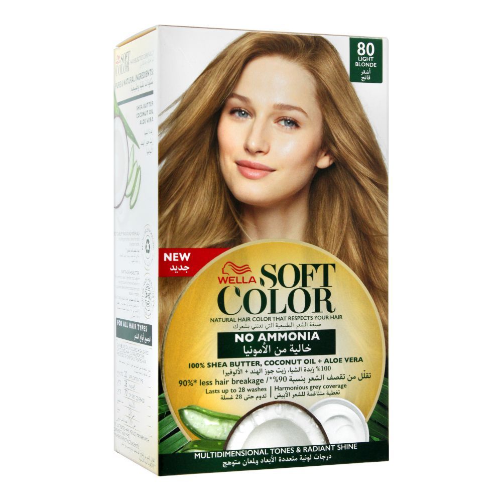 Wella Soft Hair colour Light Blonde 80