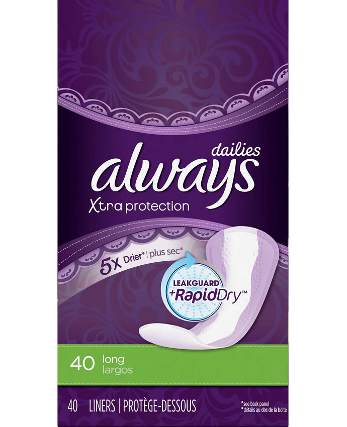 Always Liners Xtra Protection Long