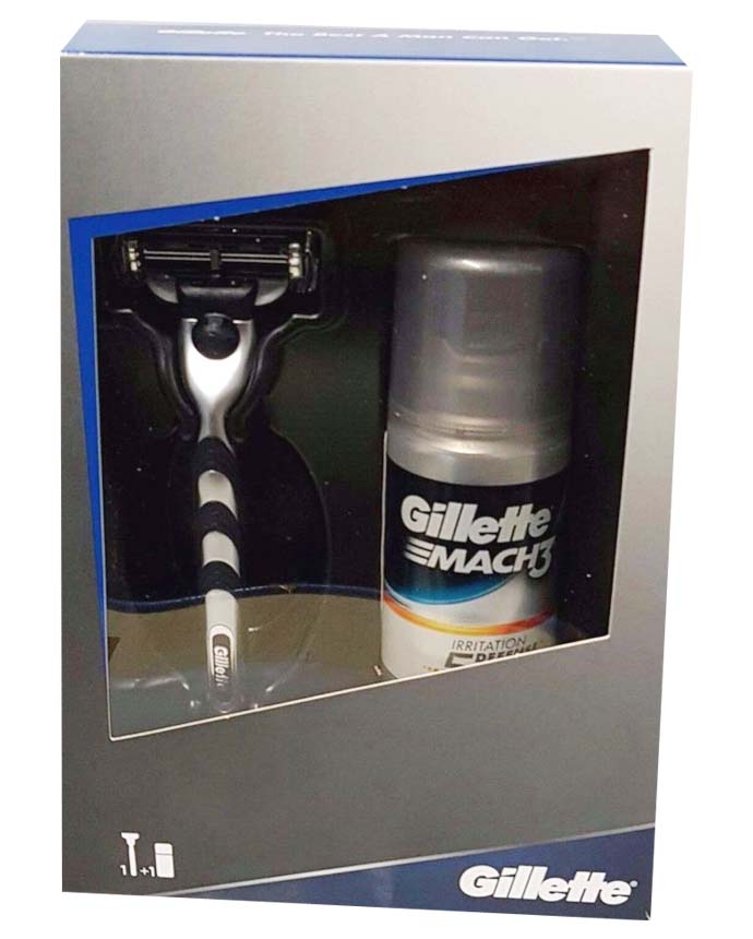 Gillette Mach 3 Shaving kit With Softening Gel 