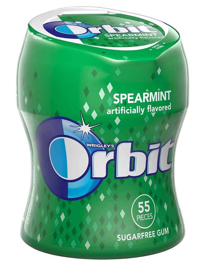 Wrigley's Orbit Bubble Gums Spearmint