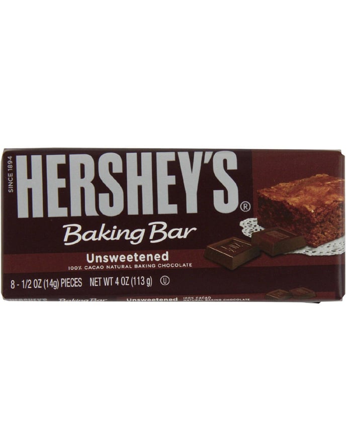 Hershey's Baking Bar Unsweetened 100% Cacao Natural Baking Chocolate