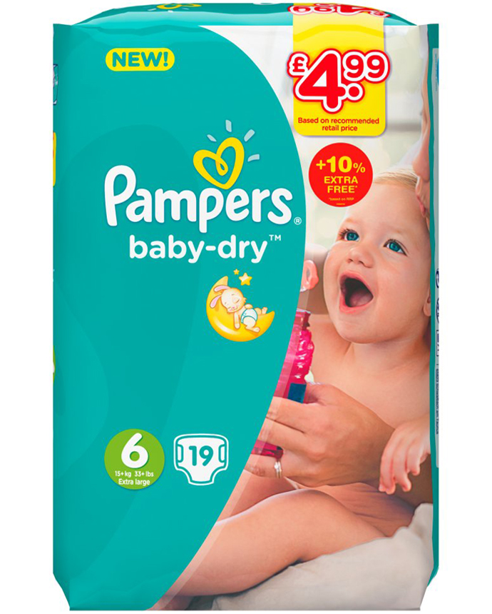 Pampers Baby Dry Extra Large