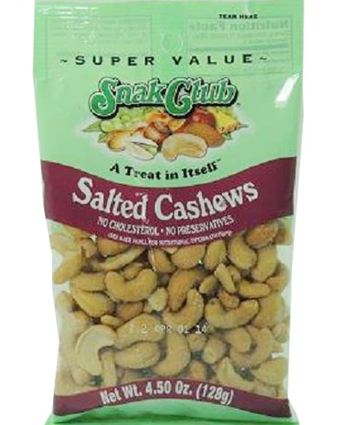 Snak Club Super Value Salted Cashews 