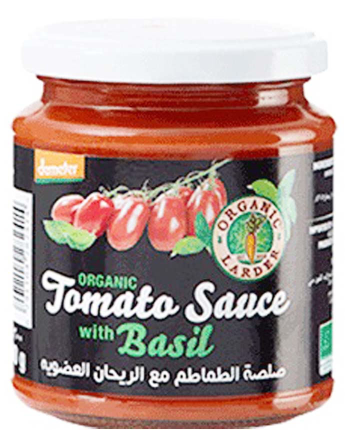 Organic Larder with Basil Tomato Sauce