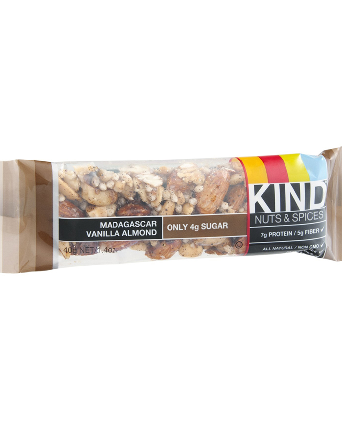 Kind Madagascar Vanilla Almond Nuts and Spices Bar