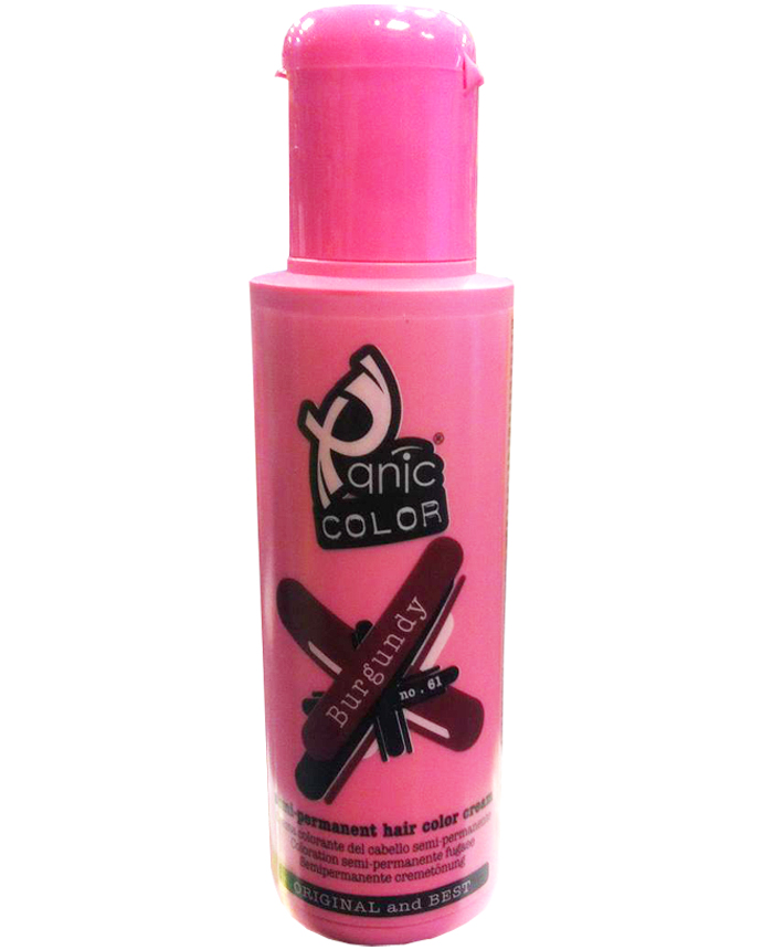 Panic Burgundy Hair Color,