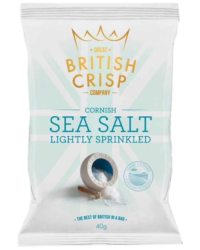 The British Sea Salt Lightly Sprinkled Crisp