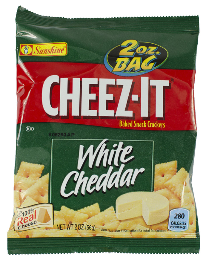 Cheez-It Baked White Cheddar Snack Crackers 