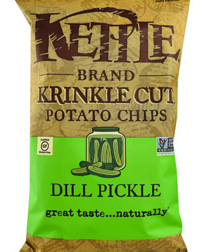 Kettle Crinkle Cut Dill Pickle Potato Chips
