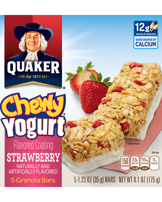 Quaker Yogurt Chewy Strawberry Granola Bar