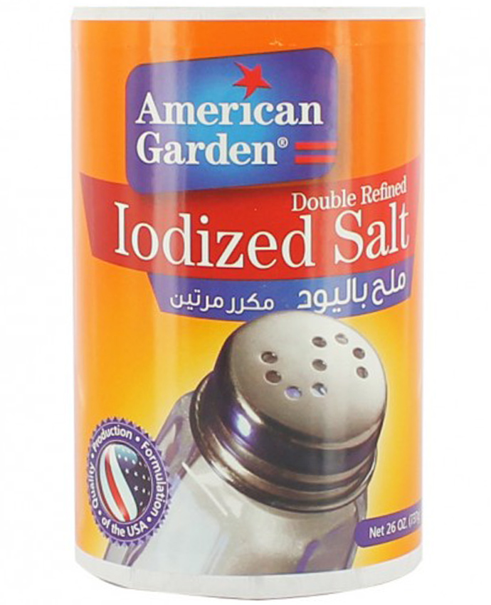 American Garden Salt Double Refined Iodized