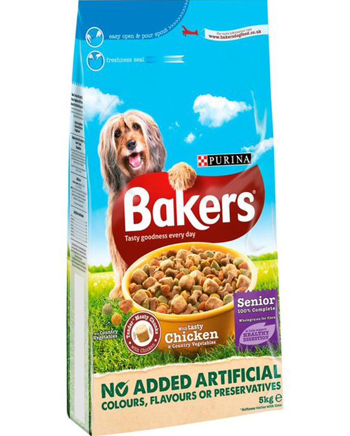 Bakers Complete Senior Chicken Dog Food